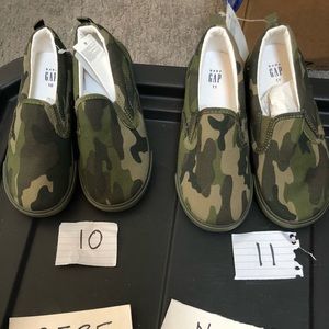 Gap Camo slip on shoes